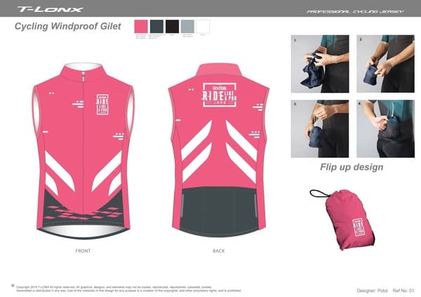 RIDE LIKE A PRO Custom Gilet Design