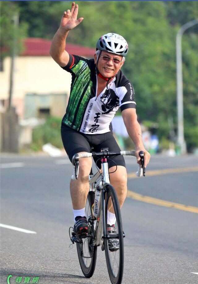 青山綠水單車隊毛筆字手工真跡客製車衣車友實著圖稿 4 T-Lonx