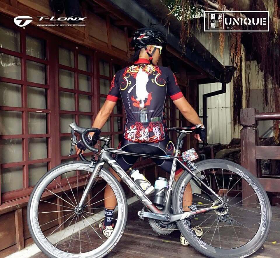 高雄武廟聖衣限量版公路自行車衫車友上身實著相片 5 T-Lonx